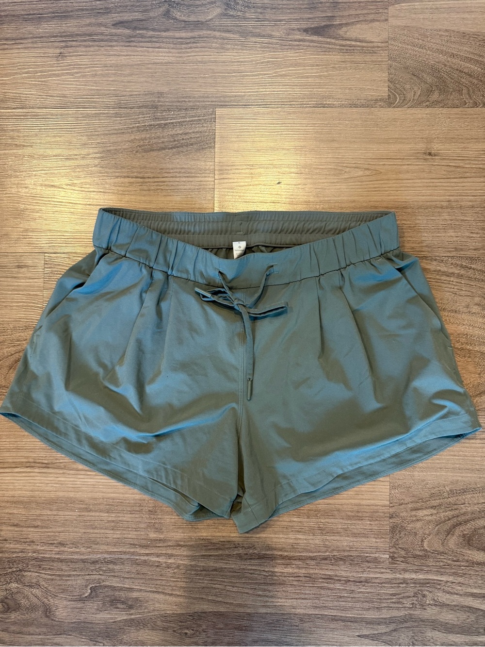 lululemon athletica Olive Green Drawstring Athletic Shorts